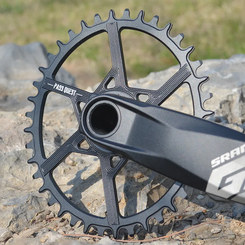Проходное Quest GXP круглое овальное 0 мм смещение 32 T 42 цепное кольцо MTB узкое широкое