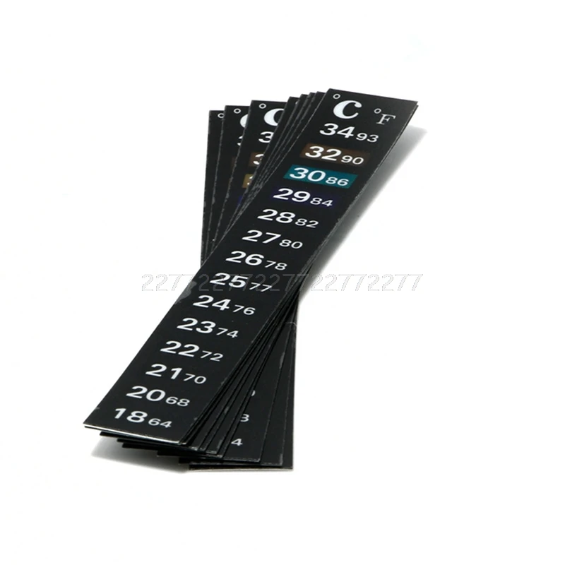 Цифровой аквариумный термометр D19 10 шт. двойная шкала для продуктов|Оборудование