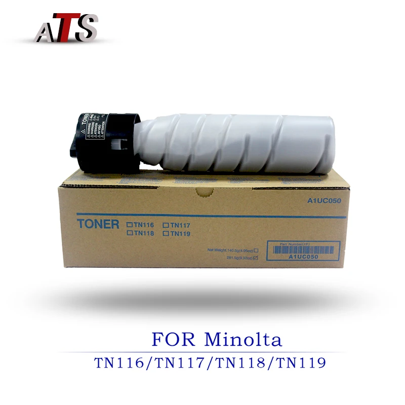 2 шт. тонер картридж копир для Konica Minolta TN116 117 118 119 Bizhub BH206 BH226 BH246 BH164 BH184 BH7718 BH185