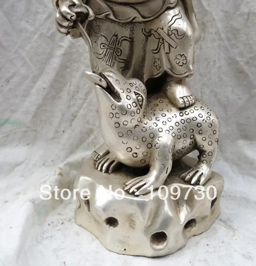 bir 00904 15 inch classical bronze plating silver Bang drama Jin Chan figurine statue | Дом и сад