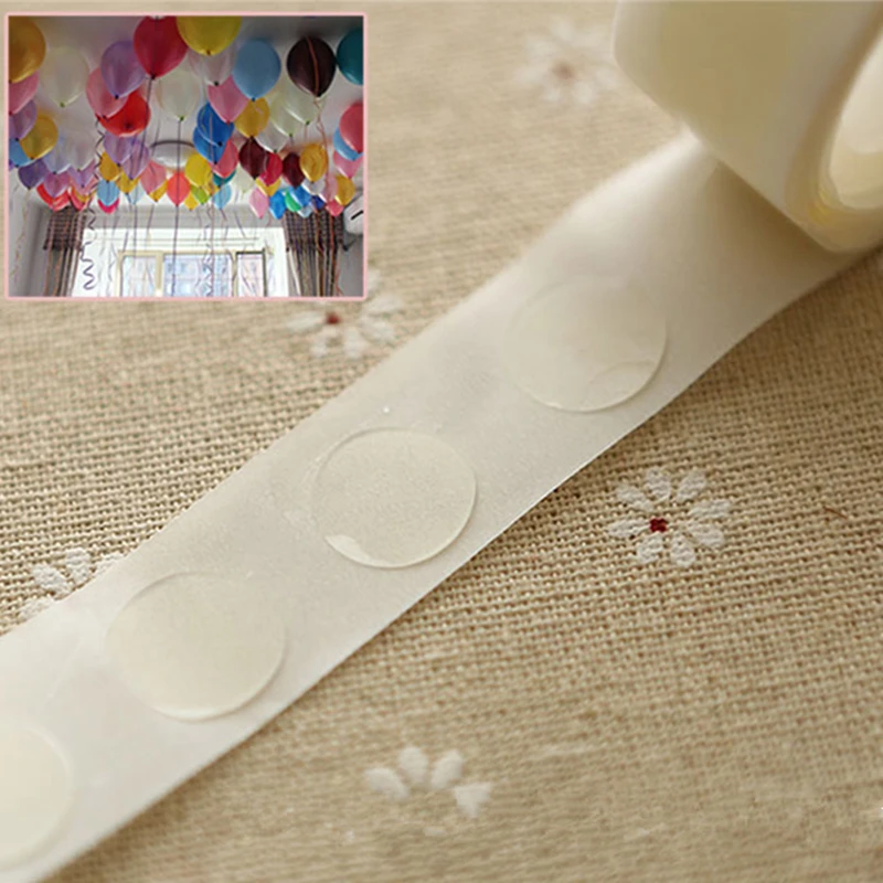 100pcs Balloons Accessories Glue Wedding Birthday Decoration Baloons Stickers Party Removable Supplies | Дом и сад
