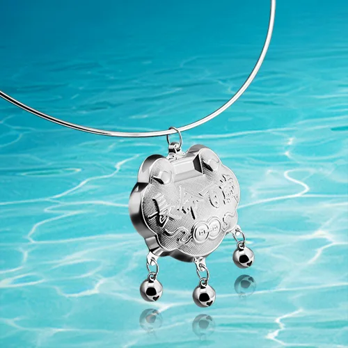 Последняя Мода 925 серебряное ожерелье с подвесками. Длинная жизнь сто лет.