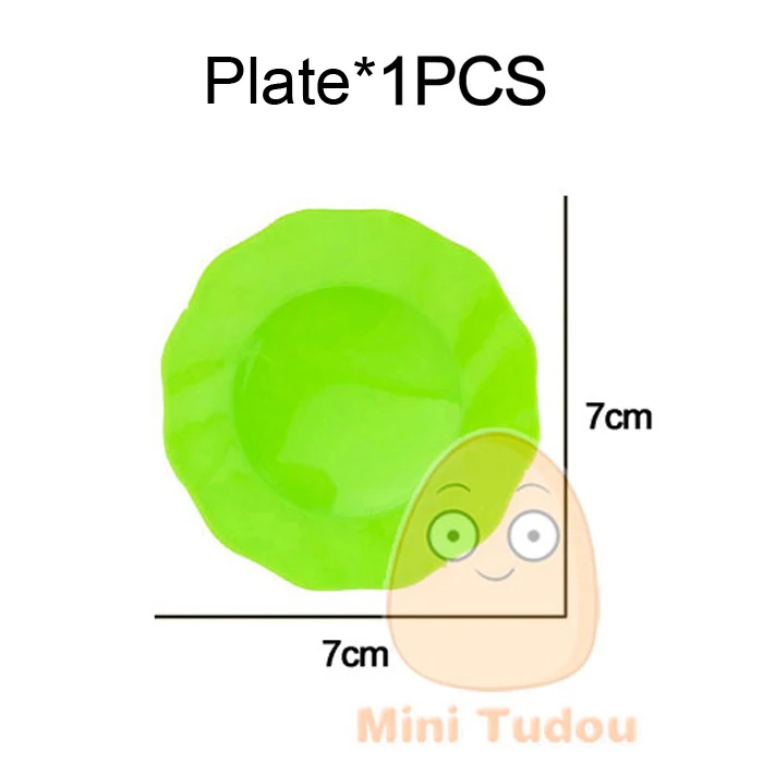 Plate Minitudou еда игрушки cut фрукты овощи детская кухня развивающие продукты питания овощи детская кухня притворись play kitchen cut игрушки малыша миниатюрные питание фрукты игрушки для девочек Мальчики - Цвет: Plate