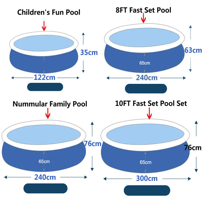 Новинка, летний детский надувной плавательный бассейн для плавания, мини-бассейн, ПВХ, портативный плавательный семейный игровой бассейн, Детская ванна, детская игрушка