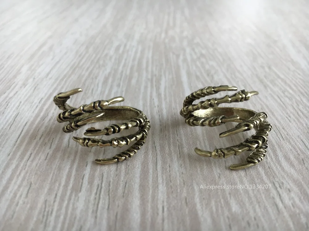 1 шт. 2 Античная Золотая косичка орла для волос страшный Дред кольца плетения