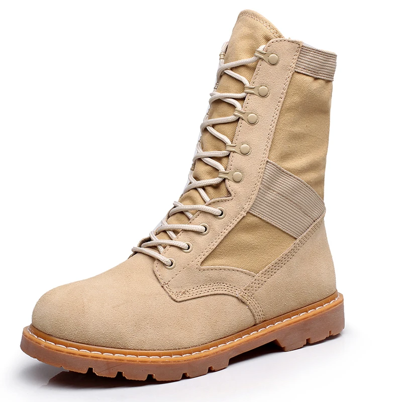 2018 новые военные ботинки из кожи с натуральным лицевым покрытием армейские для