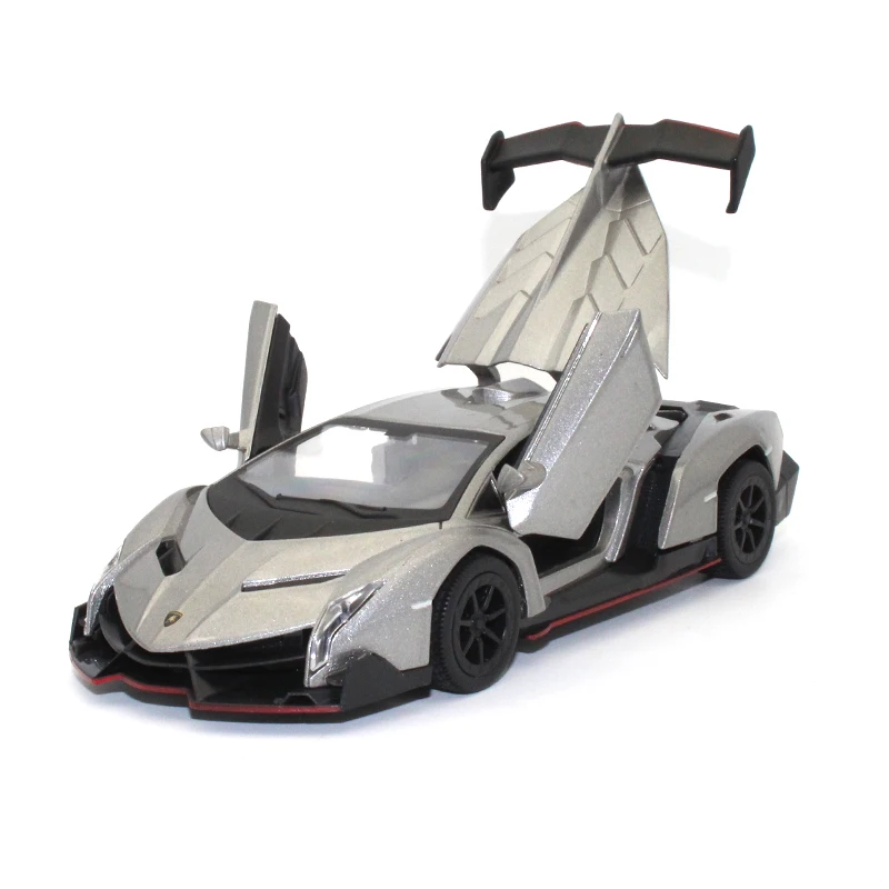 1:29 Lambo Veneno модель автомобиля Детские игрушки Коллекция Модель украшения звук и