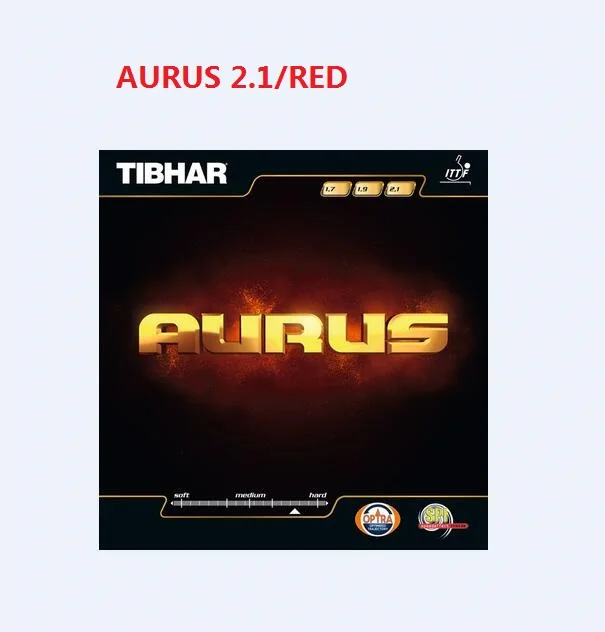 Aurus RED Tibhar Aurus мягкий звук прыщи в настольный теннис резиновые ракетки ракетка Спортивная Быстрая атака петли Сделано в Германии - Цвет: Aurus RED