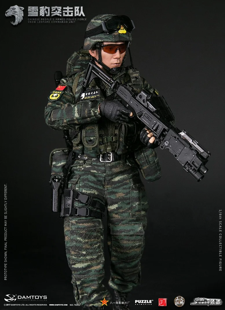 Estartek 1/6 Chinese Special Police Unit Snow Leopard Commando Collection Action Figure | Игрушки и хобби