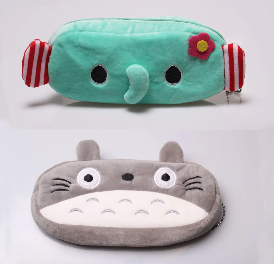 1 шт Kawaii подарок плюшевый Кошелек Единорог плюшевый карандаш кошелек Симпатичная цепочка для ключей Плюшевые чехол-кошелек для мелочи игрушки для K