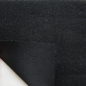 Black 1 ярд 1 мм Толщина Черный Сэндвич сетчатая ткань 3D воздушный слой французский дизайн модная повседневная спортивная одежда ткань швейная ткань для дивана - Цвет: Black