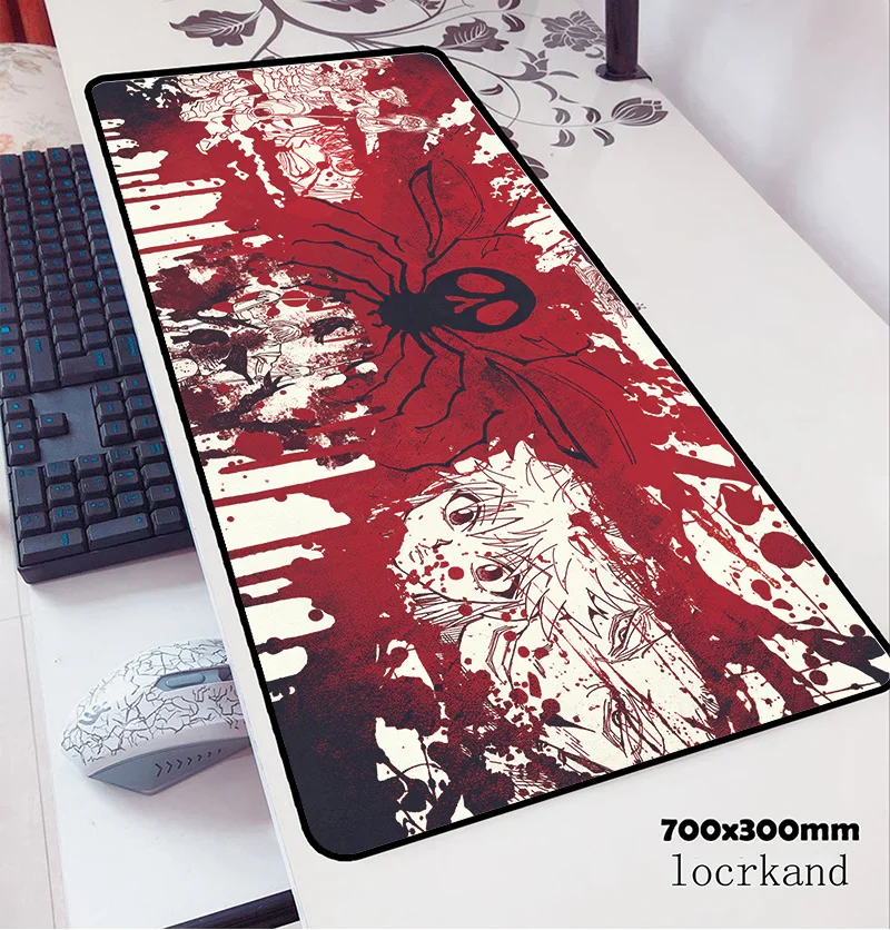 Большой коврик для мыши hunter x 700x300x3 мм игровой компьютерный геймпад пк с HD печатью
