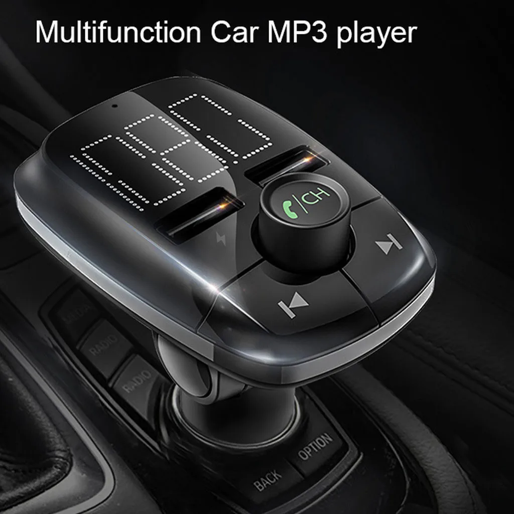 Автомобильный Bluetooth MP3 зарядных порта USB для автомобиля Зарядное устройство MP3 музыкальный плеер для Bluetooth fm-радиопередатчик Hands-Free M26