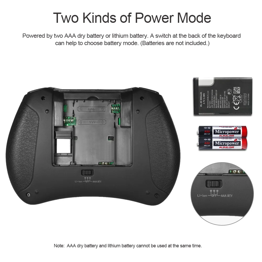 I9 воздушная мышь с подсветкой 2 4 ГГц беспроводная клавиатура Сенсорная панель