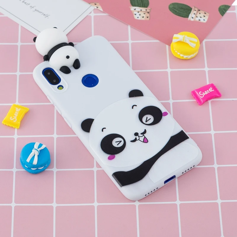 Чехол для Xiaomi Redmi 7 чехол мягкий из ТПУ с 3D рисунком панды единорога Redmi7 Etui |