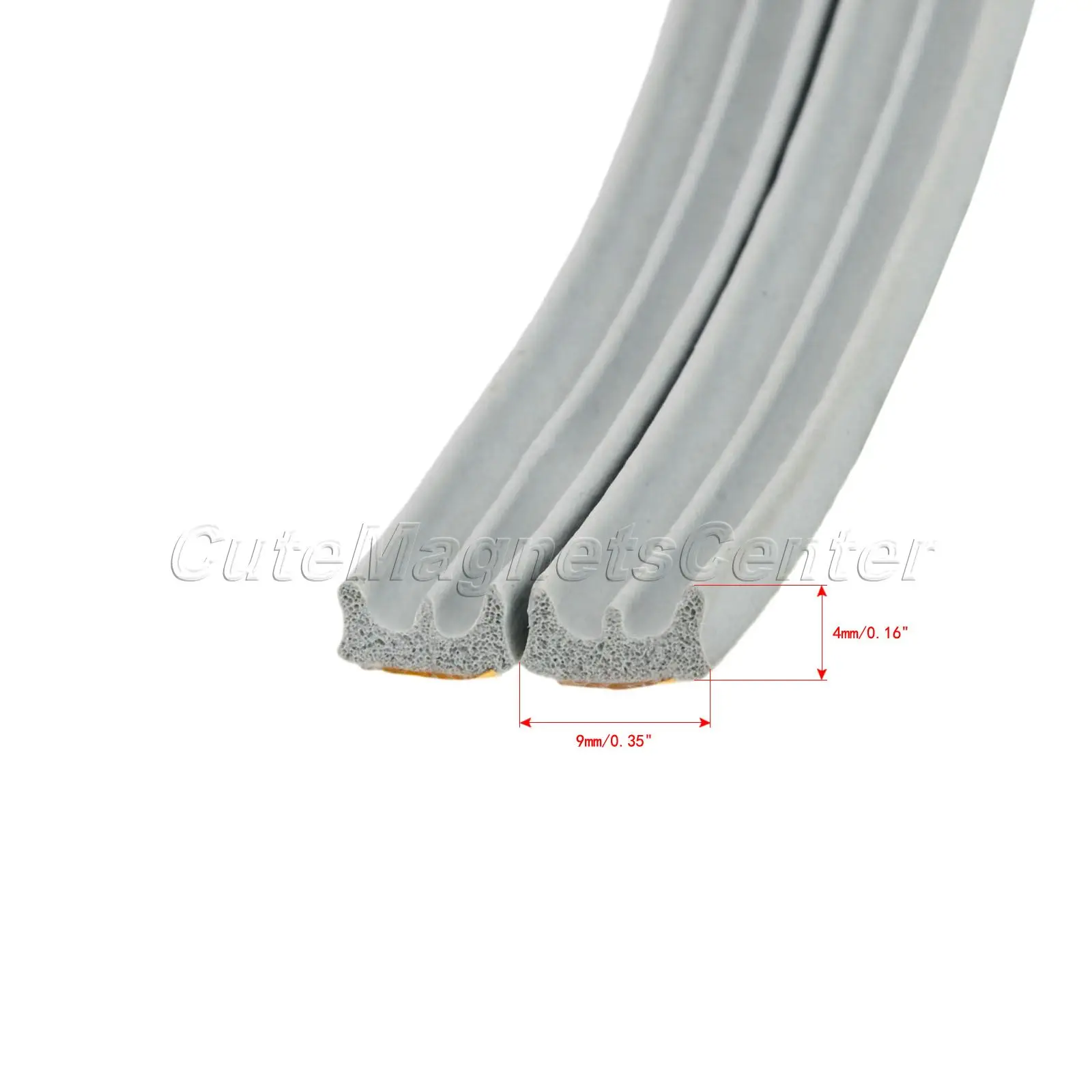 Самоклеящиеся уплотнительные ленты типа E для дверей и окон 5 метров