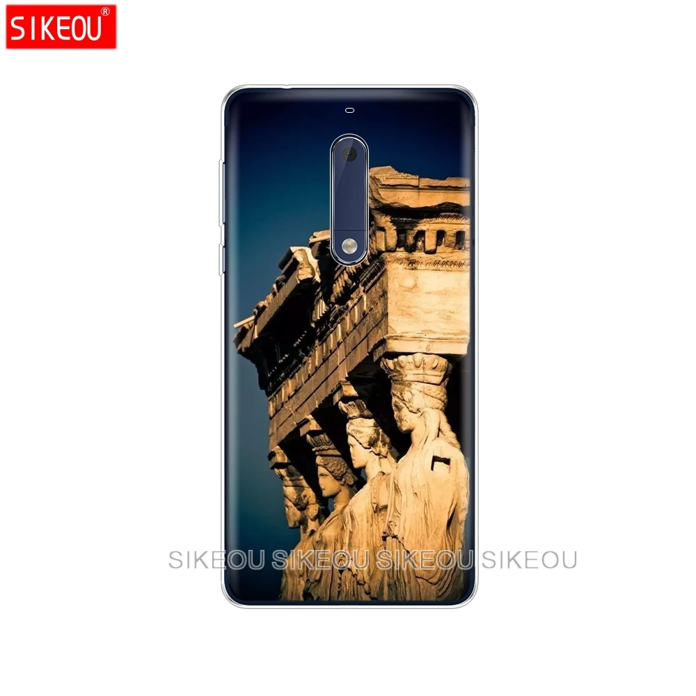Силиконовый чехол для телефона Nokia 5 3 6 7 PLUS 8 9 /Nokia 1 2 2018 с античным флагом