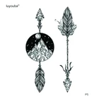 200 шт., водонепроницаемые Временные татуировки для мужчин