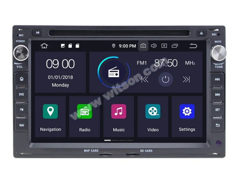 Автомобильный DVD-плеер WITSON Android 10 0 4 Гб ОЗУ с GPS для Volkswagen Golf/B5/Polo/Bora автомобильное