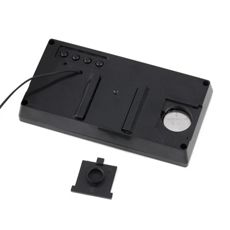 Цифровой Автомобильный термометр 4 в 1 автомобильный гигрометр с ЖК дисплеем для