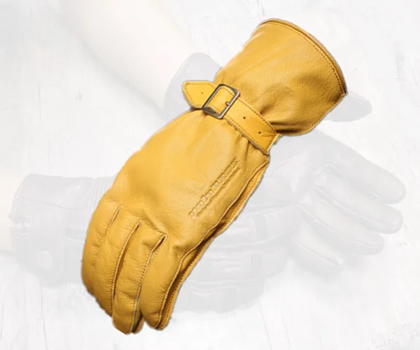 UGLYBROS 301Genuine кожаные перчатки зимние теплые мотоциклетные мото Ретро 2 цвета guantes