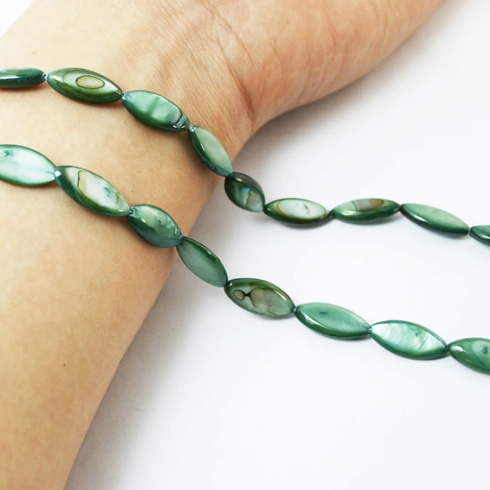 22 шт. смешанные цвета с конским глазом натуральный швабра бусины для женских