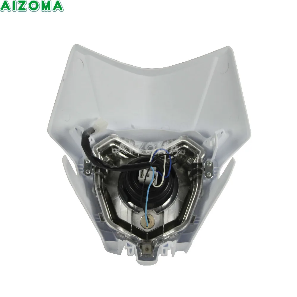 MX эндуро белый головной светильник 12 В/35 Вт для Honda CRF150L CRF230 CRF250 CRF450 F CRF 125 250 450 R/S/M/L