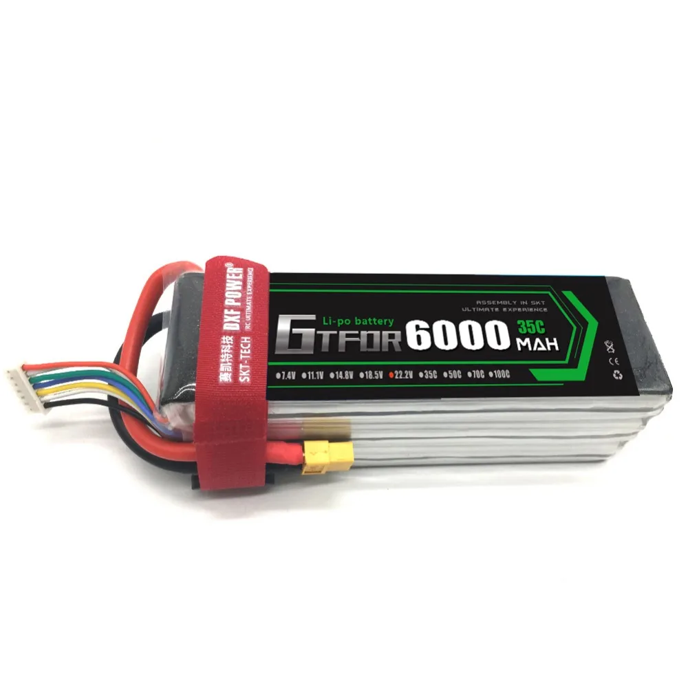 GTFDR 6S RC Дрон LiPo батарея 22 2 в 6000 мАч 35C для радиоуправляемого дрона самолета