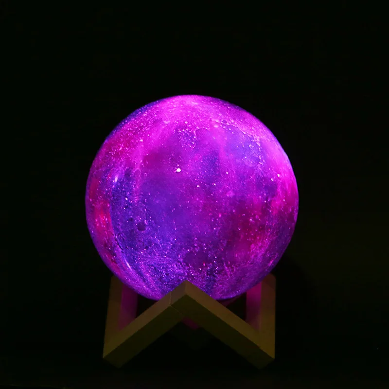 LED Night Light Starry Sky Magic Star Moon Planet Projector Lamp Cosmos Universe Baby Nursery Light For Birthday Gift