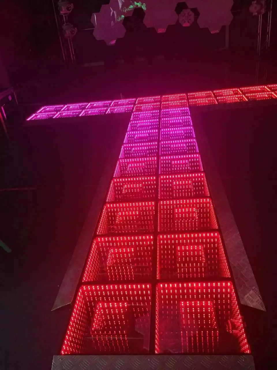 Новое поступление Свадебные танцы напольное зеркало 3d СВЕТОДИОДНЫЙ танцпол Led RGB 3d танцпол