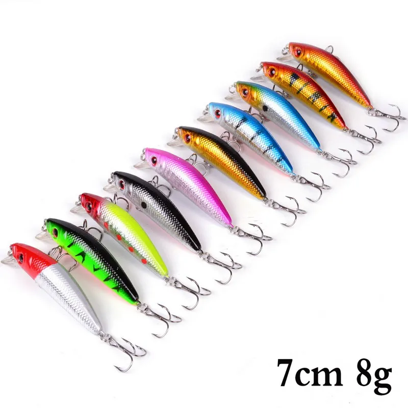 

Fishing Set wobbler Fishing Lure Set Minnow Trolling Artificial Bait Bionic Fish Big Wobbler Deep water Longbill Hard Lure