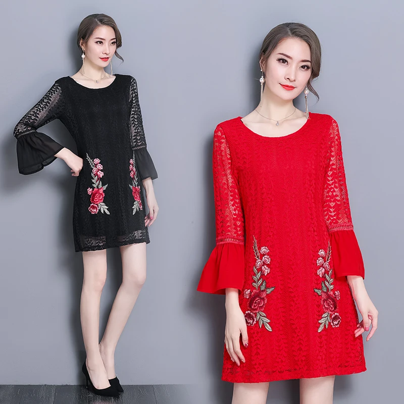 5xl Женская одежда большого размера 2018 Весна Лето Стиль Осень корейский vestidos