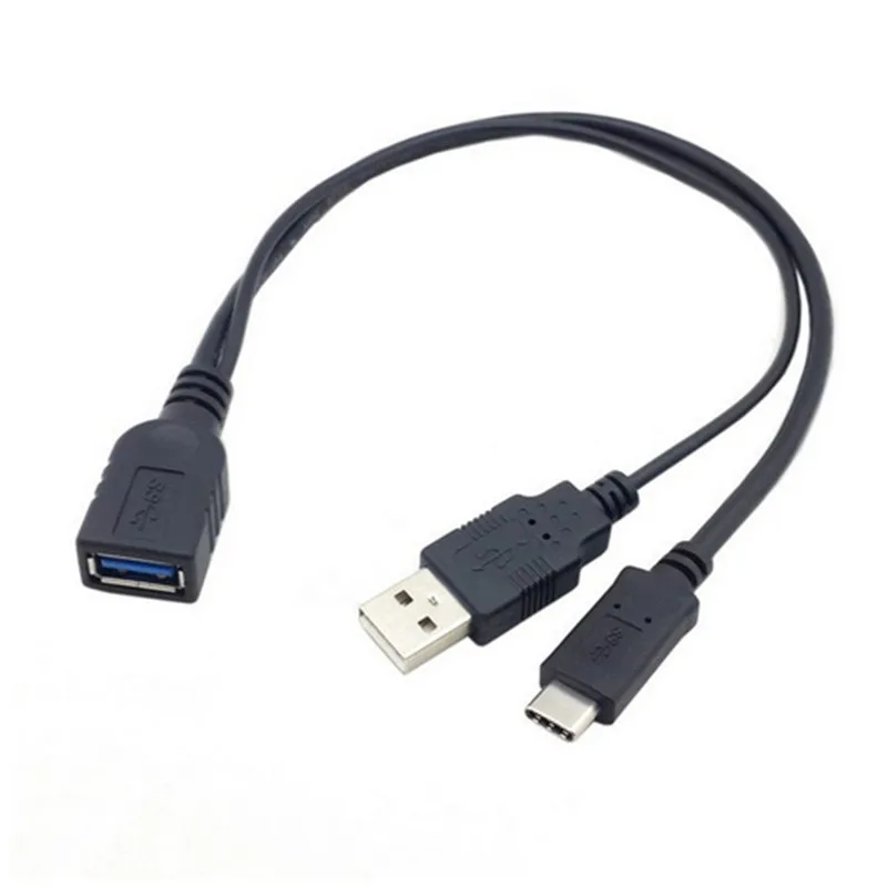 Кабель для передачи данных OTG с разъемом USB 3 1 Type C и типа папа мама дополнительным