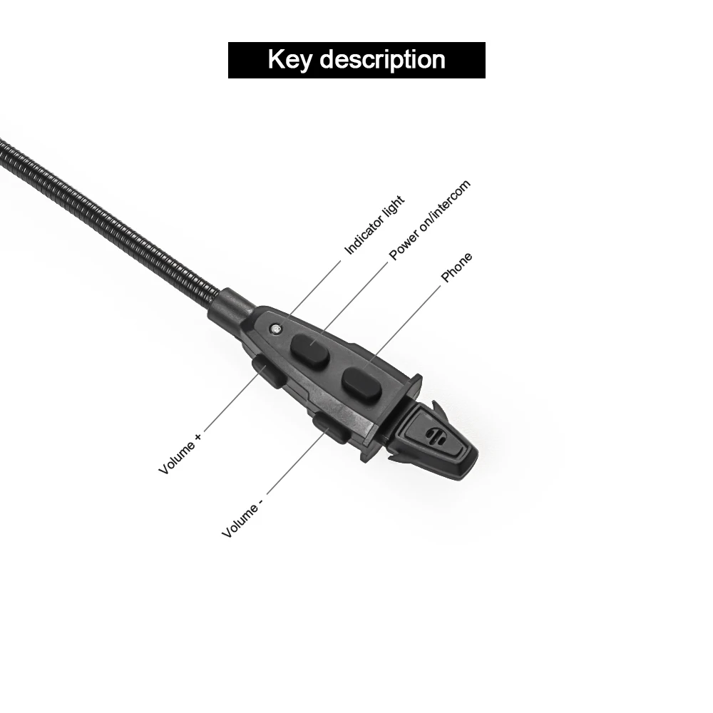 EJEAS E300 Bluetooth 4 2 мотоциклетная гарнитура для шлема домофон наушники AUX 40 мм динамик