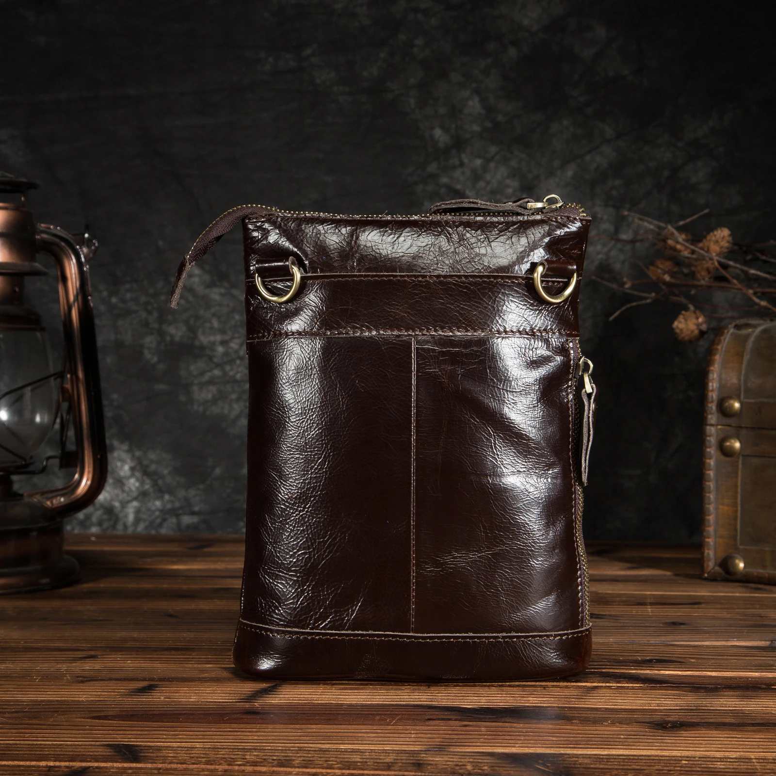 Качественная кожаная мужская повседневная дизайнерская школьная