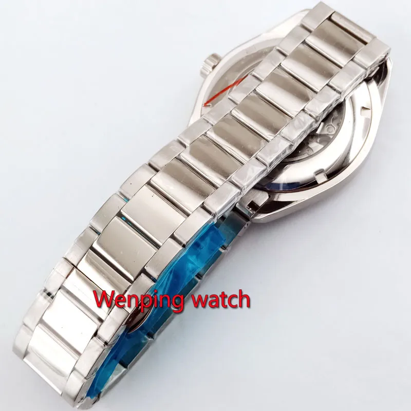 Часы Corgeut 41 мм Saphirglas Blau dial Datum Automatisch Herren W2861