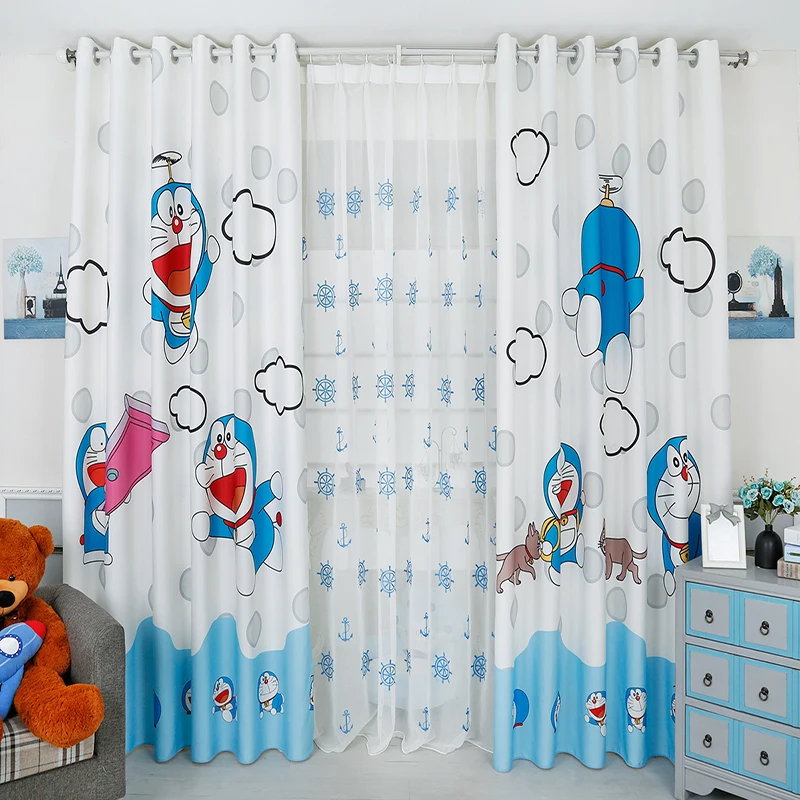 На заказ 2x люверсы оконные драпировки Оконные Занавески для детской комнаты 200 см