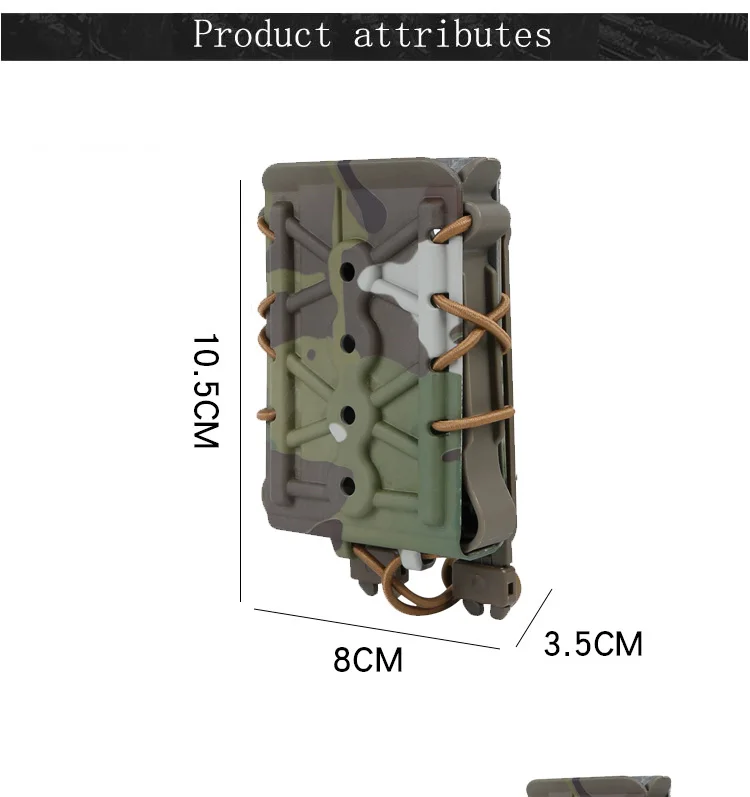 Три солдата тактические Alien Molle M4 Журнал мешки для 5,56/7,62 шнур расширяемые армейские Охотничьи аксессуары