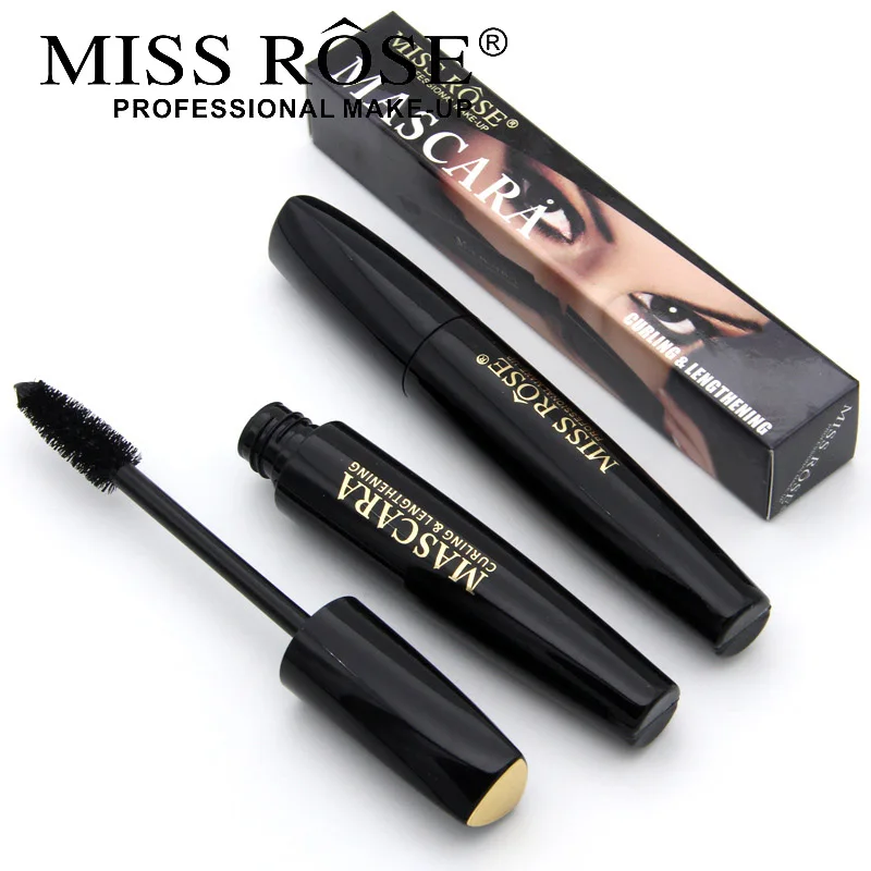 MISS ROSE 3D волоконная кисть для туши длинные черные ресницы наращивание ресниц