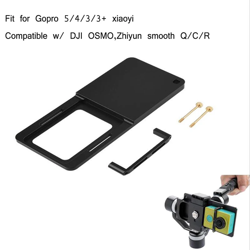 Для DJI Osmo Mobile 2 1 Zhiyun Smooth Q ручной шарнирный адаптер держатель для GoPro Hero 6 5 4 3 + Yi 4k