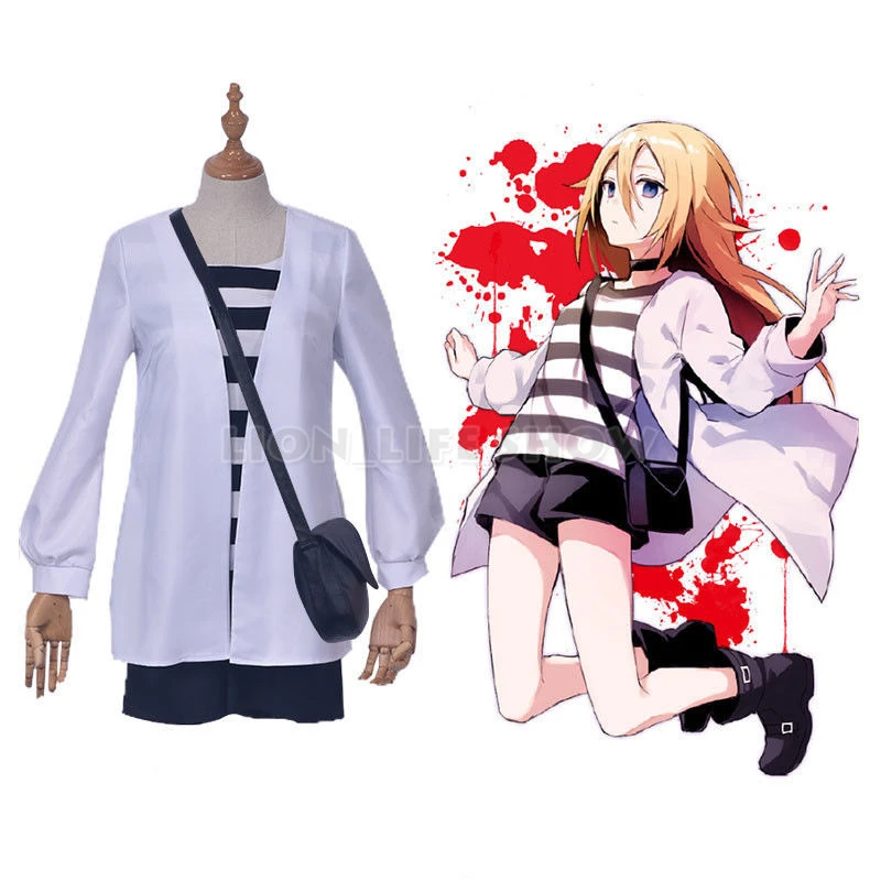 

Angels Of Death Ray Zack Rachel Gardner Isaac Foster Outfit Set Cosplay Costume