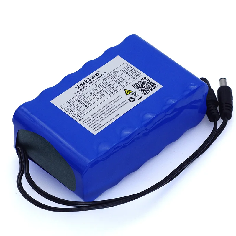 VariCore 12V 10Ah 18650 литий-ионная аккумуляторная батарея 10000mAh с BMS плата защиты цепи
