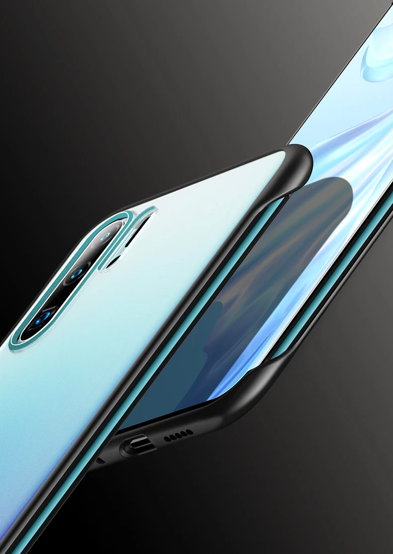 Для huawei P30 Pro Чехол безрамный Матовый Прозрачный чехол для P30 чехол силиконовый защитный бампер для huawei P20 Pro Lite чехол s