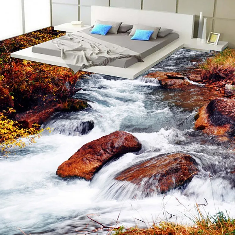 3D наклейки для пола водостойкие обои|wallpaper mural|waterfall wallpaperpapel de parede |