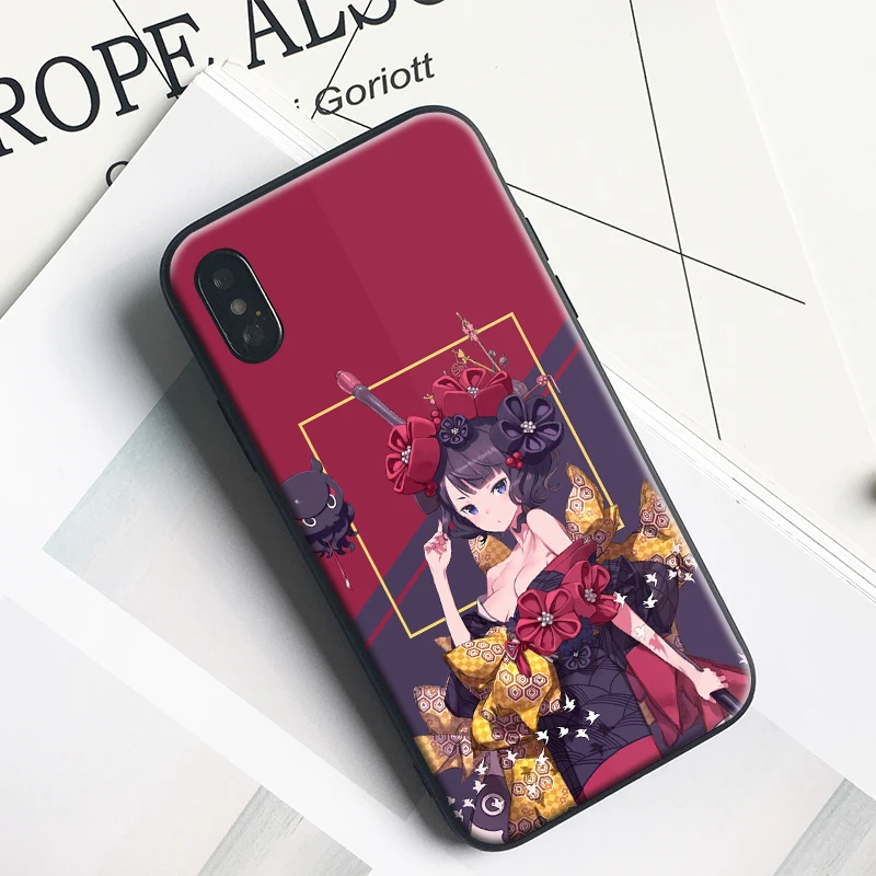 Katsushika Hokusai Fate Grand Order Мягкий силиконовый чехол для телефона из закаленного стекла для iPhone 6 6s 7 8 Plus X XR XS 11 Pro MAX