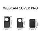3 шт.компл. ультра тонкая веб-камера Pro защиты конфиденциальности затвора Стикеры крышка чехол для смартфона планшета ноутбука, настольного компьютера