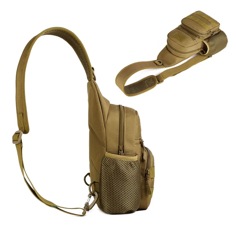 New Men Waterproof 1000D Nylon Military Travel Riding Waist Sling Shoulder Messenger Chest Bag |