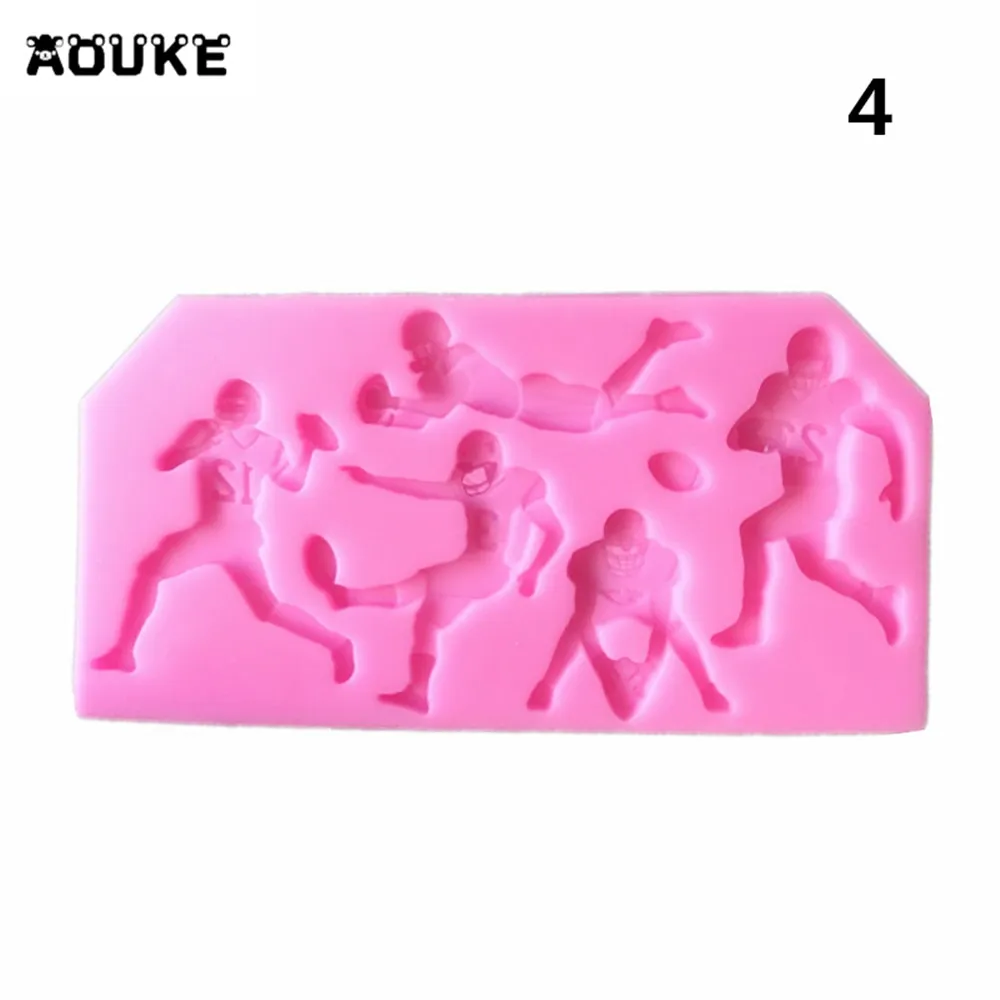 Спортивная серия форма для помадки торта силиконовая печенья кондитерских