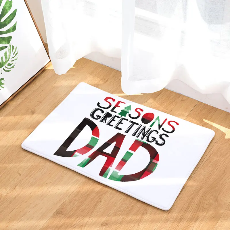 Monily Рождественская елка водонепроницаемый Противоскользящий коврик для двери