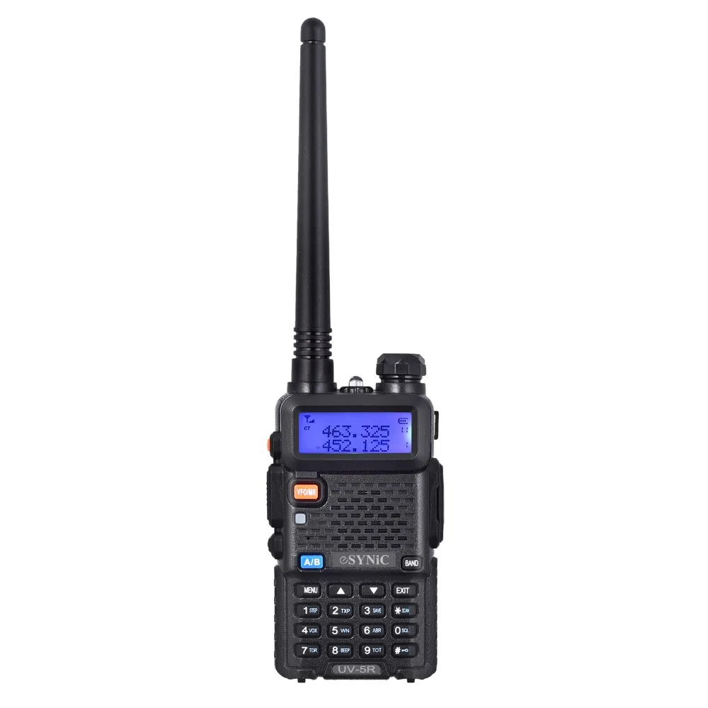 Neoteck UV-5R двухсторонняя рация двухдиапазонный UHF VHF радио приемопередатчик с Портативная рация с наушниками 128 каналов Светодиодный